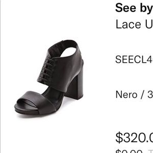 See by Chloe Chunky Heels (Black)
